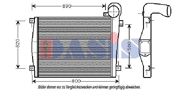 AKS DASIS Kompressoriõhu radiaator 137110N